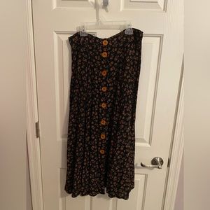 Floral skirt size M